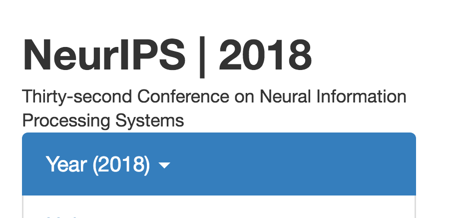 Pratik Shah @ Conference on Neural Information Processing Systems